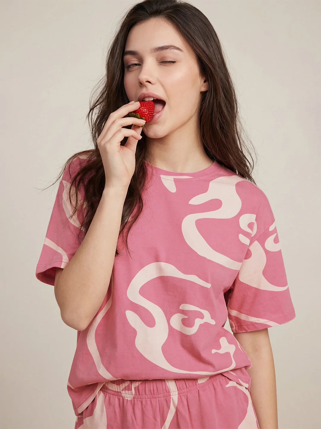 Urban Mosaic - Pure Cotton Night Suit