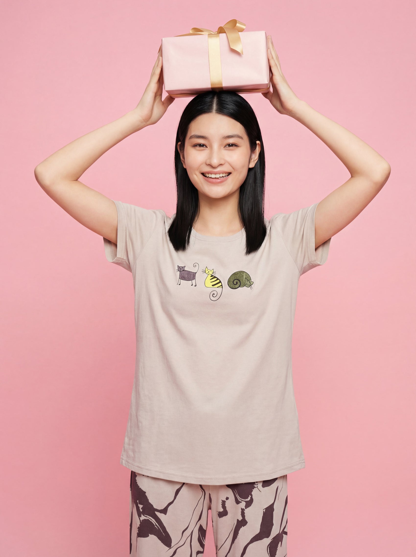 Lazy Animal - Cotton Lounge Night Suit