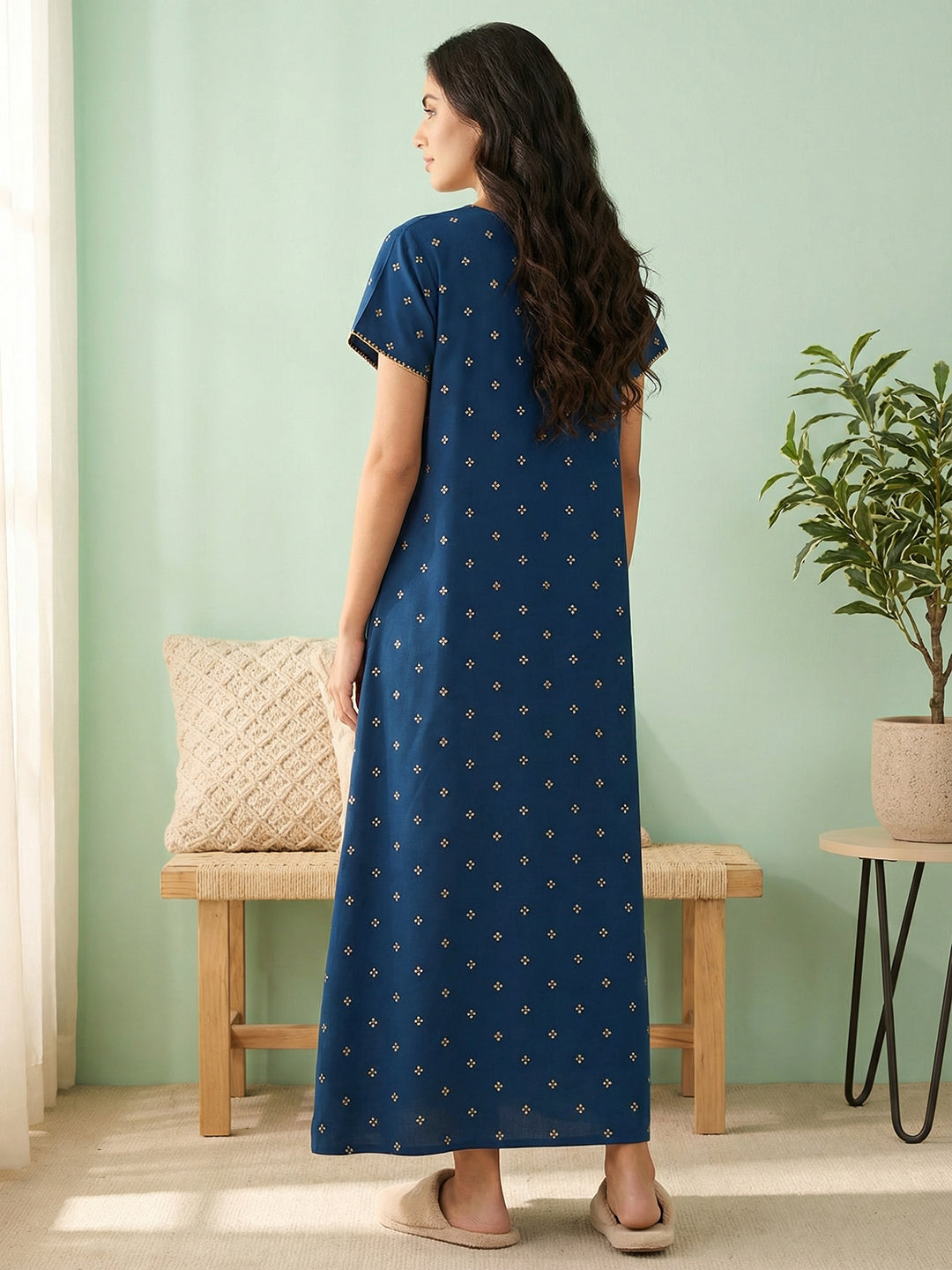 Alpine - Maxi with Embroidered Neckline