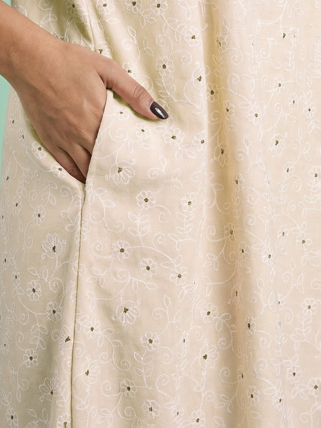 Alpine - Elegant Printed Maxi Nightdress