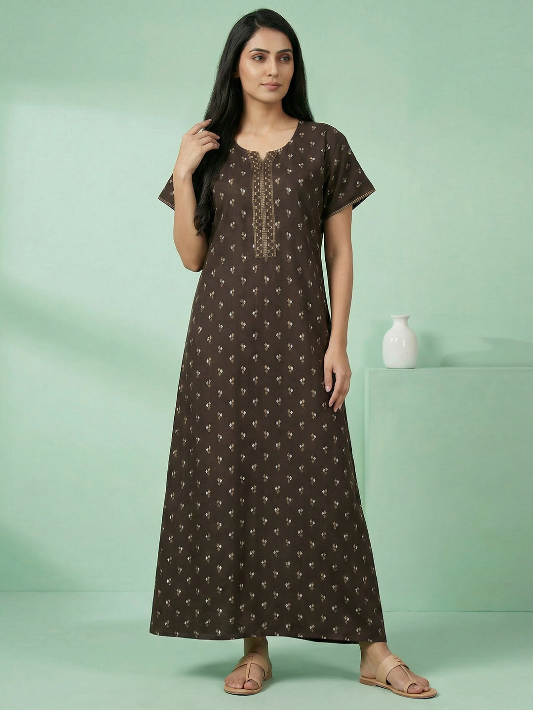 Alpine - Printed Maxi Nightdress