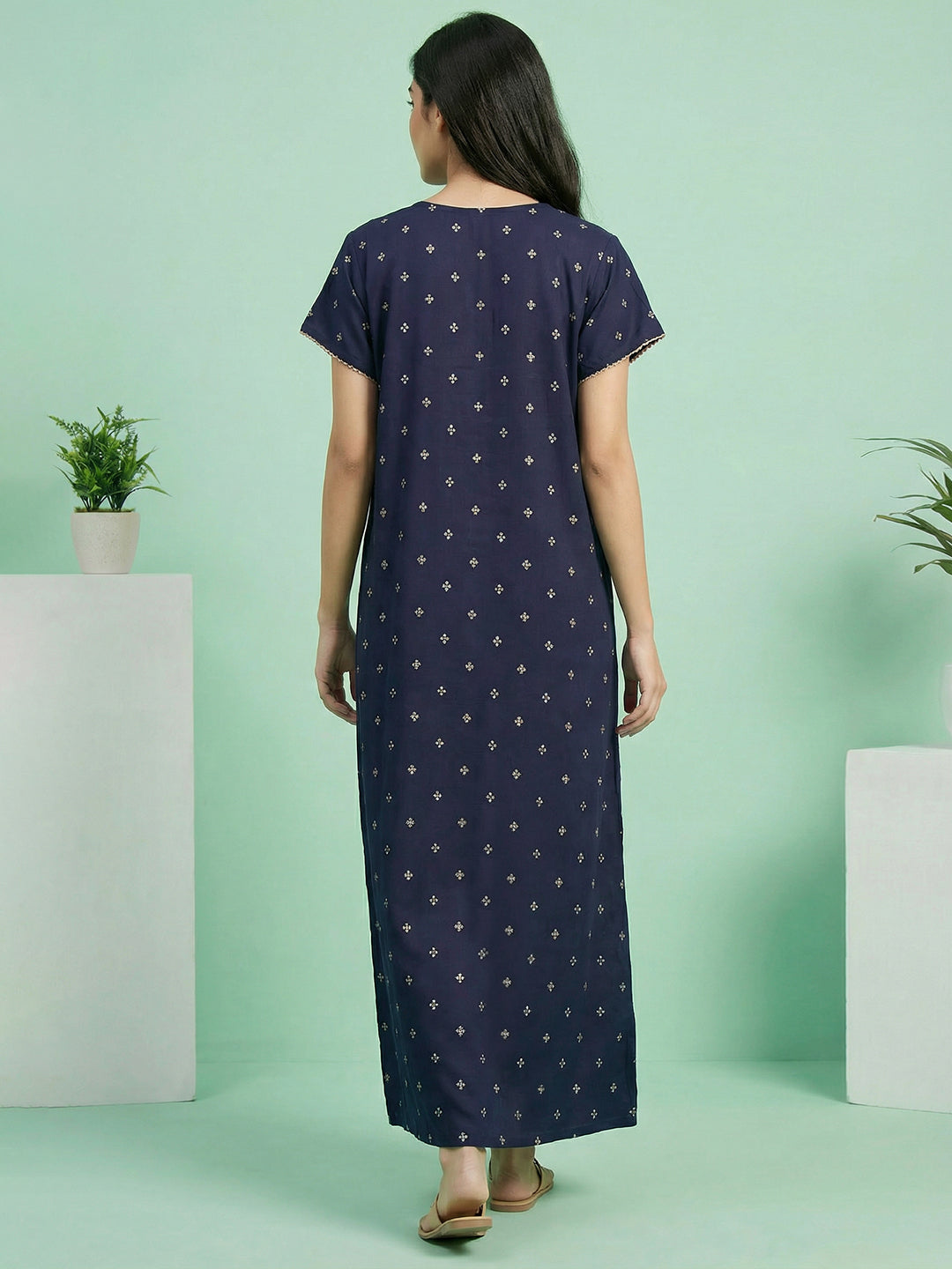 Alpine - Maxi with Embroidered Neckline