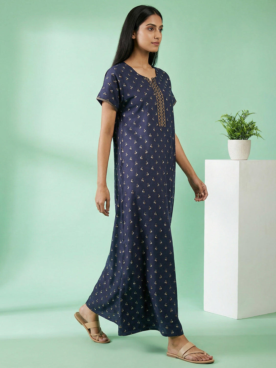 Alpine - Printed Maxi Nightdress
