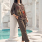 Rouge Frame Satin Night Co-ord Set